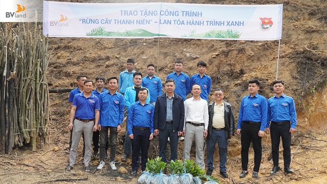 TRAO TẶNG CÔNG TRÌNH “RỪNG CÂY THANH NIÊN – LAN TỎA HÀNH TRÌNH XANH”