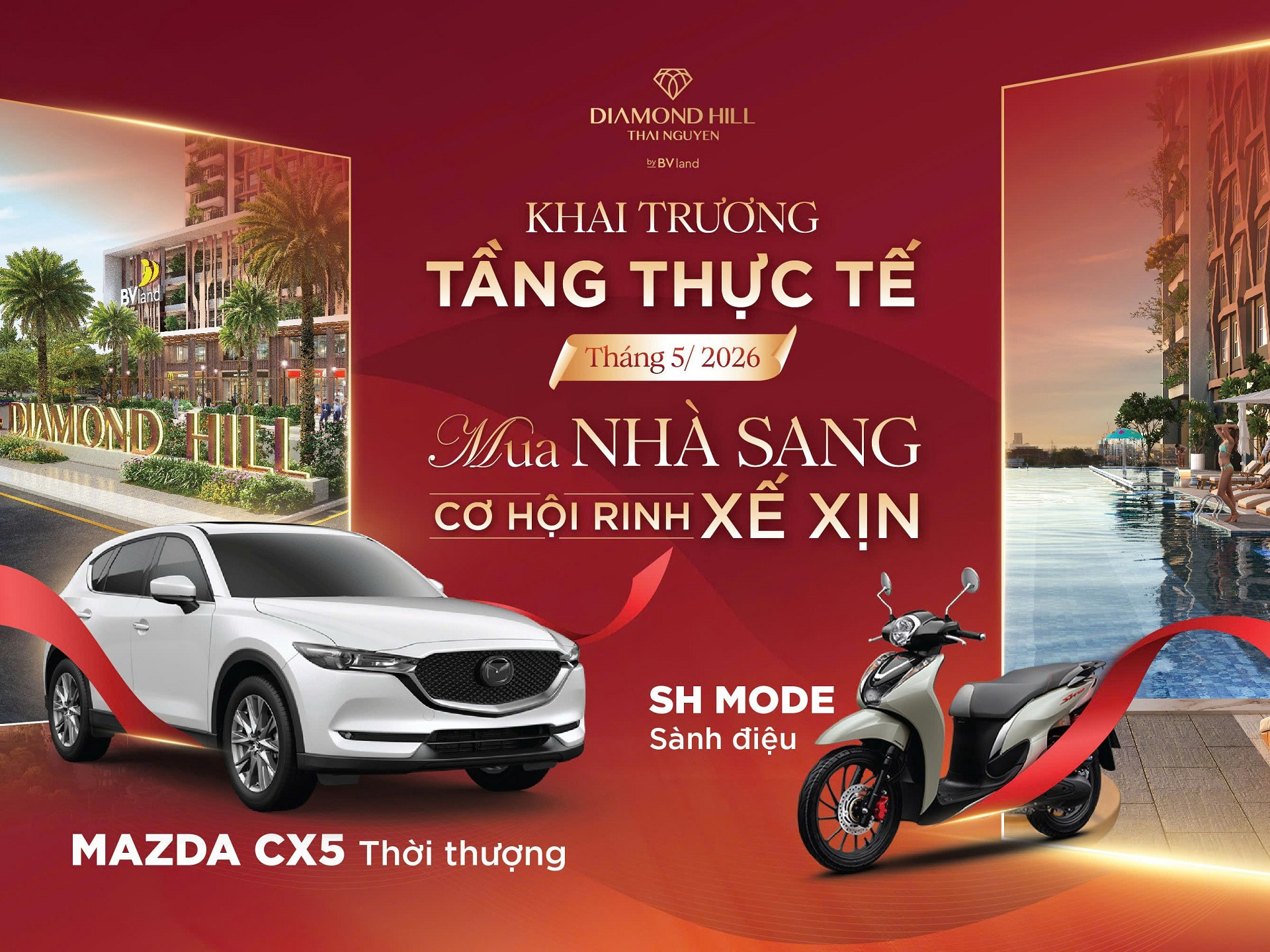DIAMOND HILL THÁI NGUYÊN TUNG CHÍNH SÁCH QUÀ TẶNG HẤP DẪN