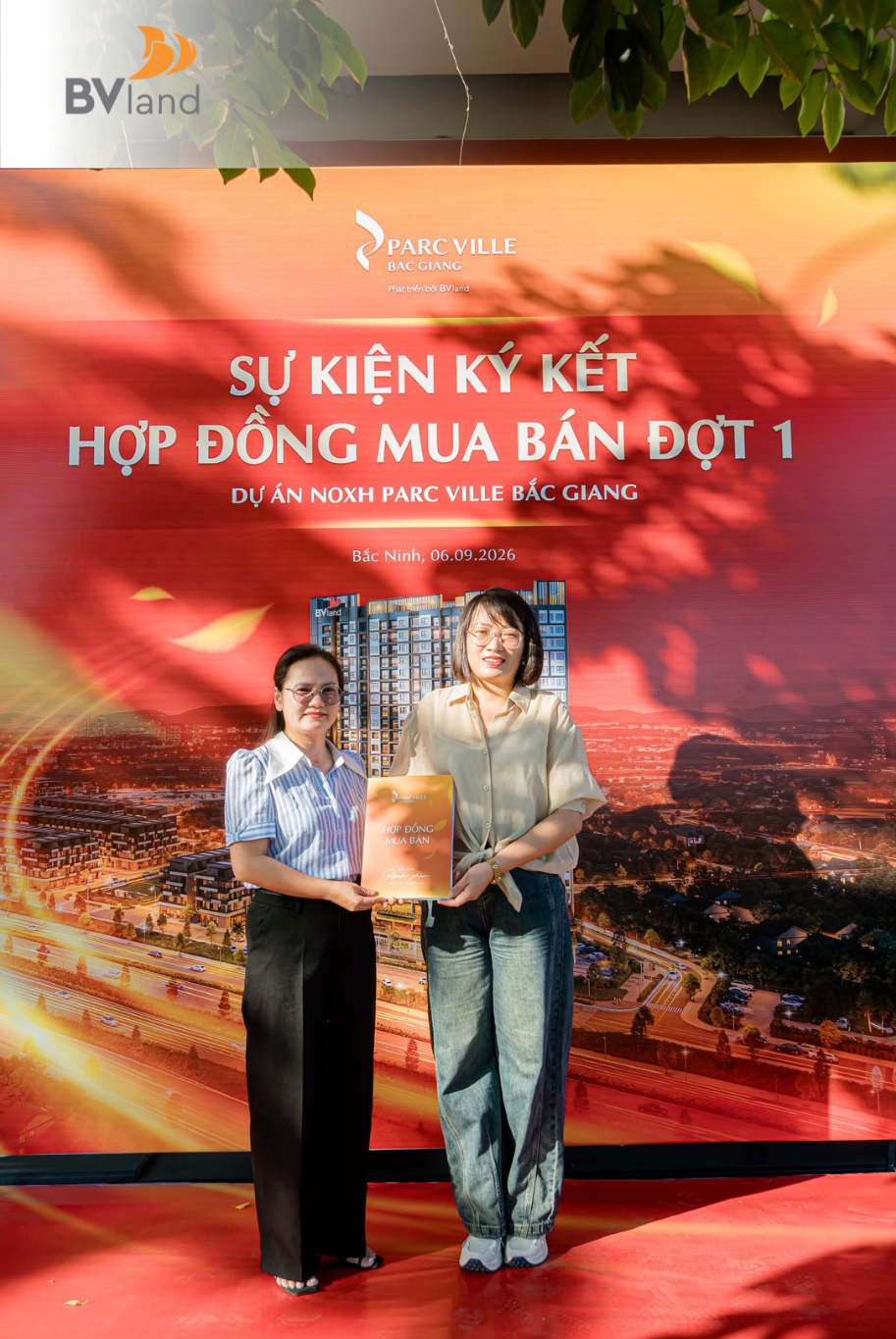 NOXH Parc Ville Bắc Giang hoàn tất ký hợp đồng mua bán đợt 1