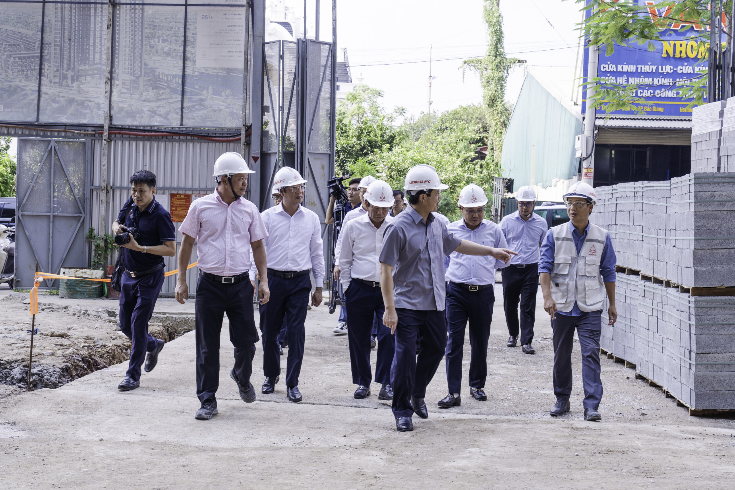 Chủ tịch UBND TP. Bắc Ninh thăm và làm việc tại dự án Parc Ville Bắc Giang